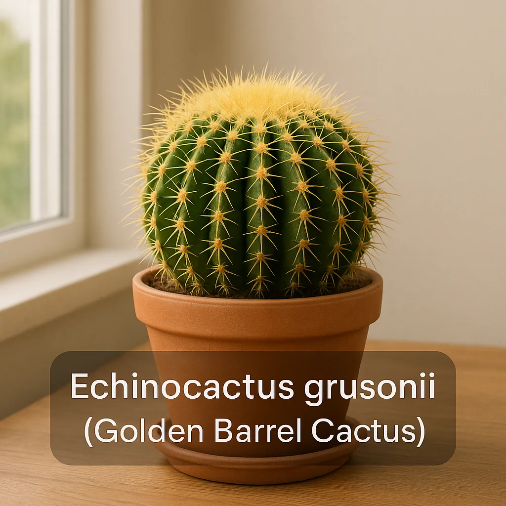 Echinocactus grusonii (Golden Barrel Cactus)
