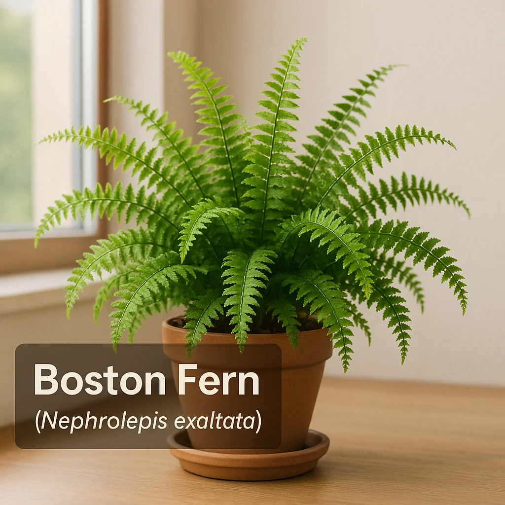 Boston Fern (Nephrolepis exaltata)