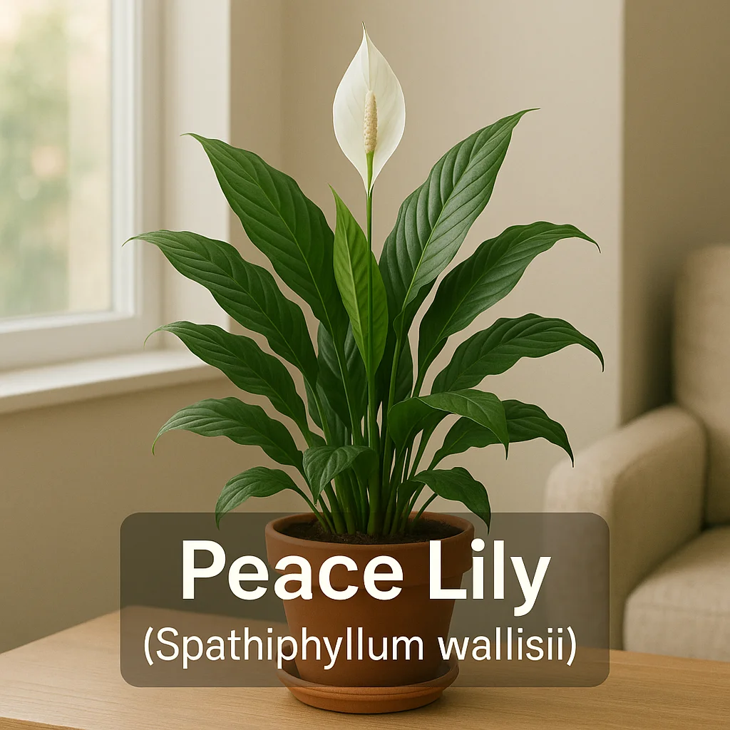 Peace Lily (Spathiphyllum wallisii)