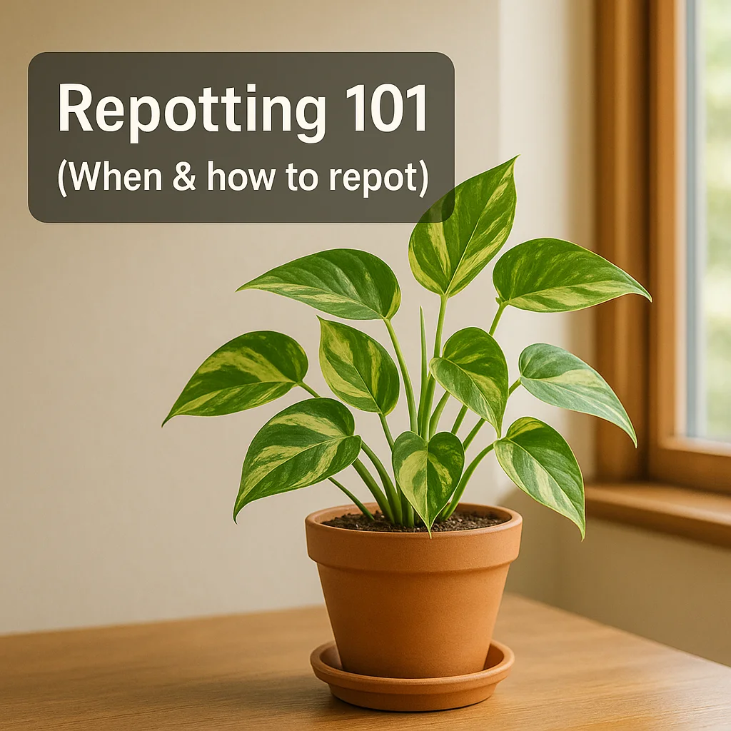 Repotting 101 (When & how to repot)