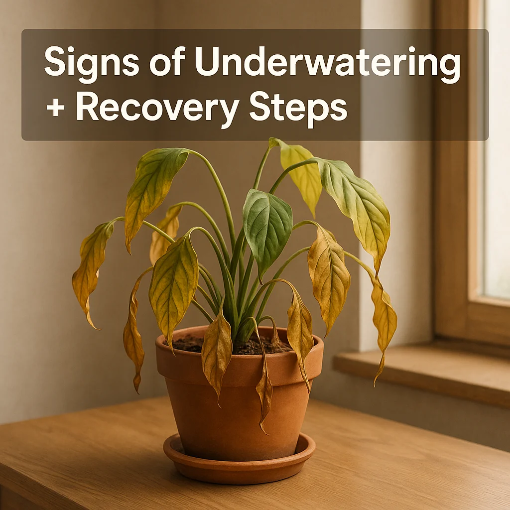 Signs of Underwatering + Recovery Steps