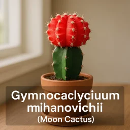 Gymnocalycium Mihanovichii Moon Cactus
