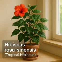 Hibiscus Rosa Sinensis Tropical Hibiscus