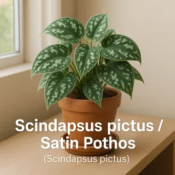 Scindapsus Pictus Satin Pothos Scindapsus Pictus
